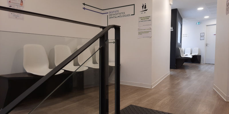 Escalier, à l'étage